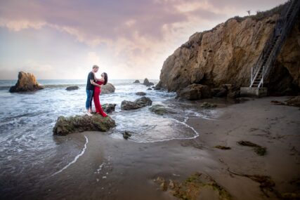 Malibu engagement photographer