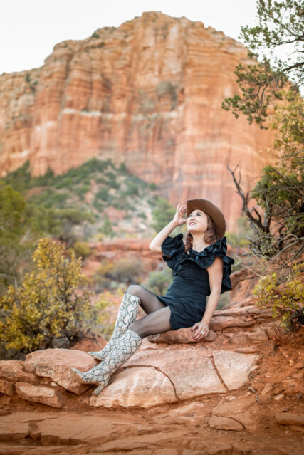 Sedona fashion model portraits, Lisa Garrett Photography