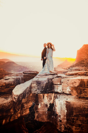 Stunning wedding photography at Merry Go Round Sedona