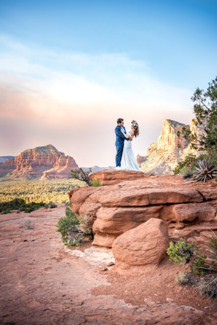 Adventure elopement photographer in Sedona Arizona