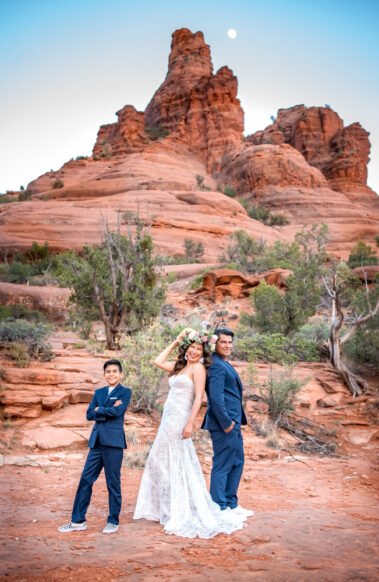 Boho Sedona family photo shoot