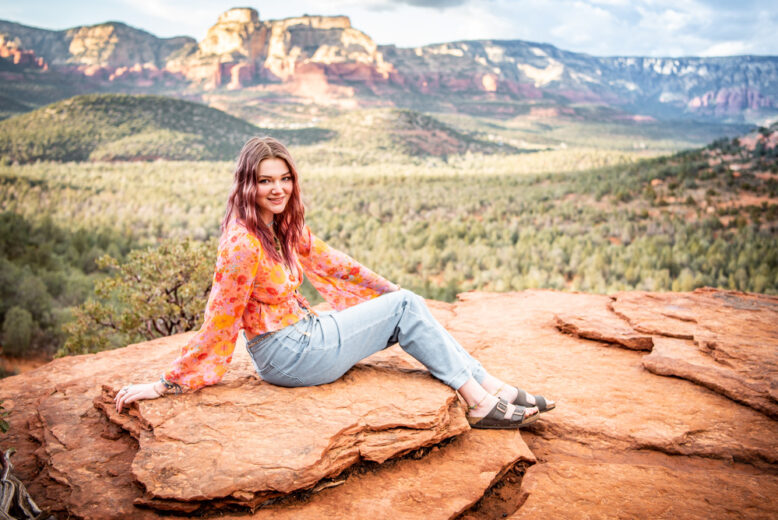 Sedona senior portrait photographer