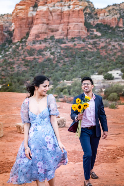 fun and adorable engagement photography session in Sedona