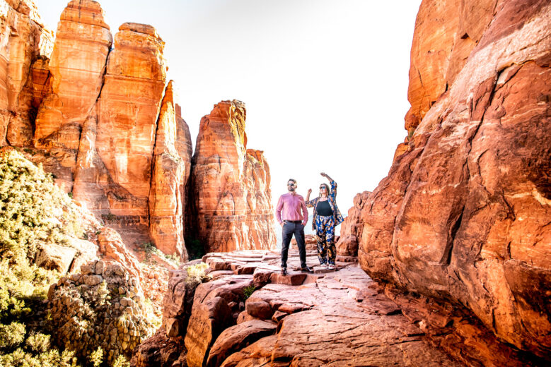 Sedona Arizona fashion Photography at Cathedral Rock Vortex