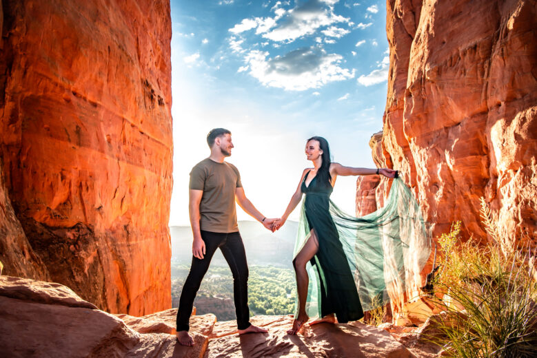 Cathedral Rock engagement photography