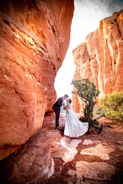 Photo: Sedona stunning wedding photos at Cathedral Rock Lisa Garrett Photography