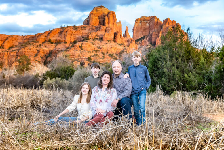 Photo: Sedona family portraits at Crescent Moon Ranch Lisa Garrett Photography