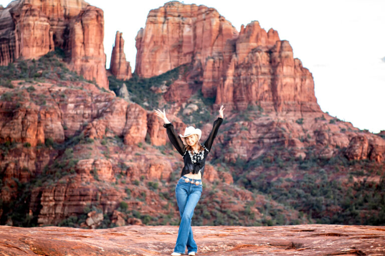 Photo: Sedona graduation photo session Lisa Garrett Photography