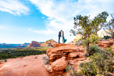 Photo: Sedona engagement at Bell Rock Vortex