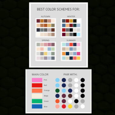 family portrait color chart