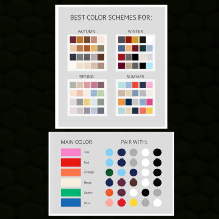 family portrait color chart