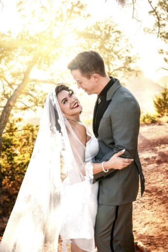 Bride and groom photography in Sedona Arizona