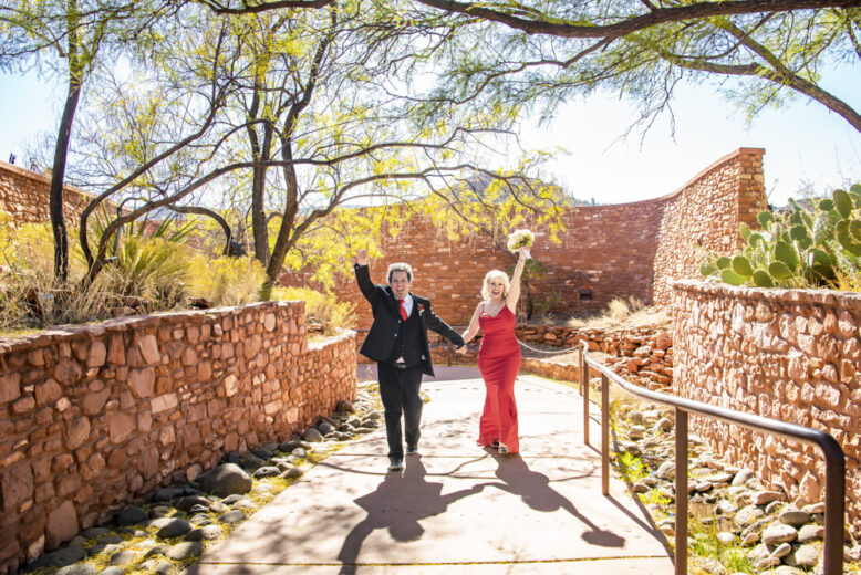 Wedding at Red Rock State Park in Sedona Arizona