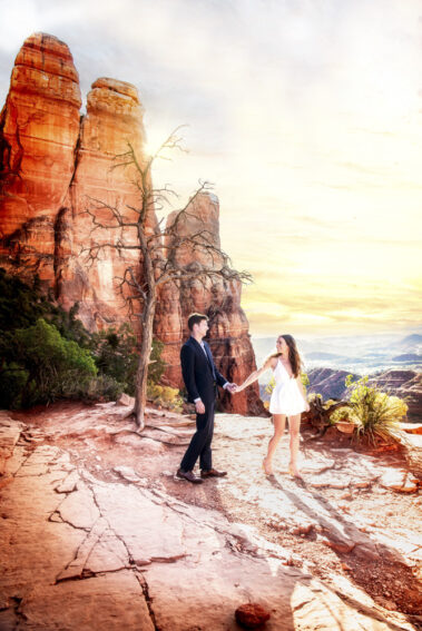 Beautiful Sedona Arizona engagement photography
