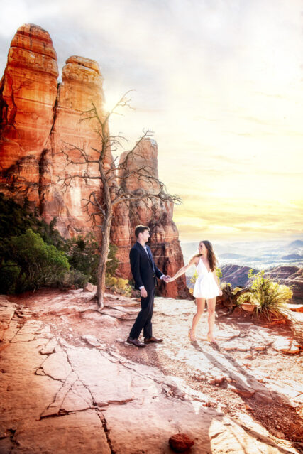 Beautiful Sedona Arizona engagement photography