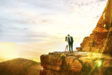 Cathedral rock engagement session