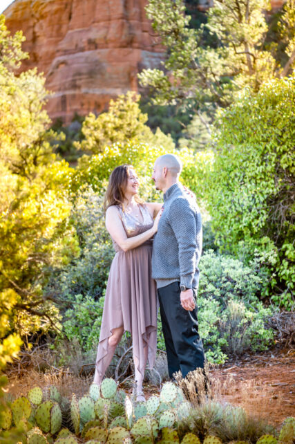 Golden hour portrait photography in Sedona Arizona