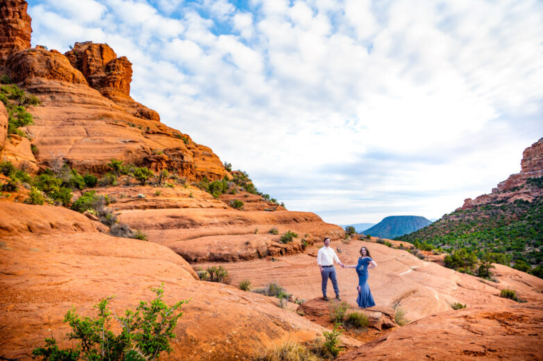 Exotic maternity photography in Sedona