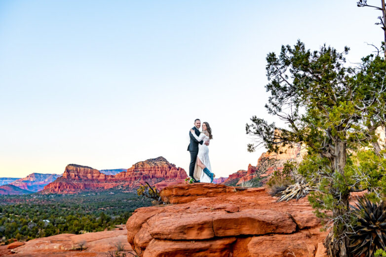 Bride and groom portraits