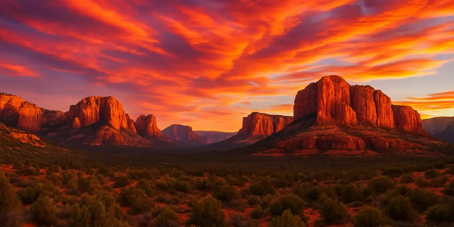 Sunset in Sedona for Stunning Photography