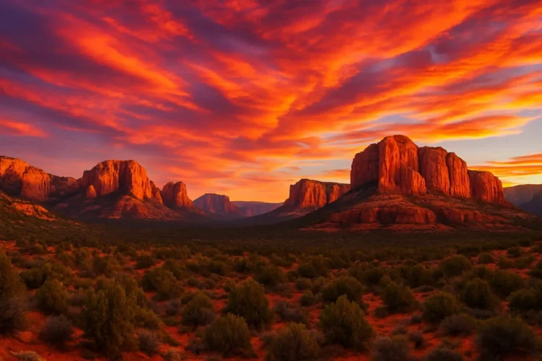 Sunset in Sedona for Stunning Photography