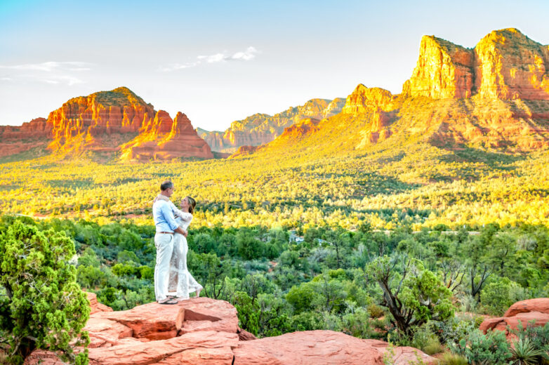Red rock Sedona engagement